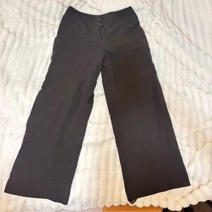 jones new york brown straight leg trousers